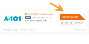a101 indirim kodu nasıl kullanılır