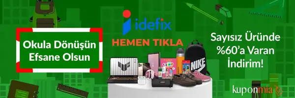 idefix okula dönüş indirimleri
