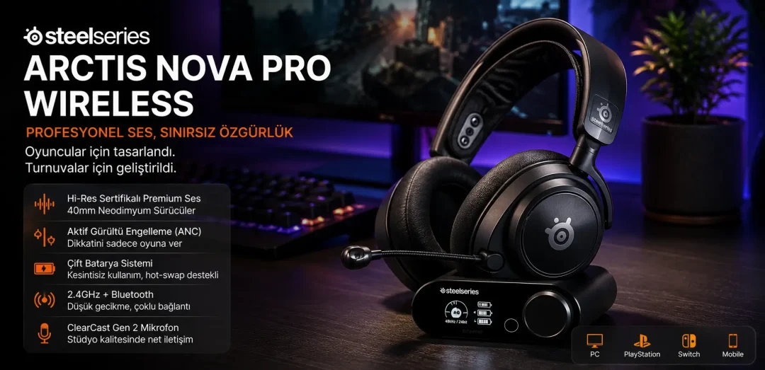 SteelSeries Arctis Nova Pro Wireless